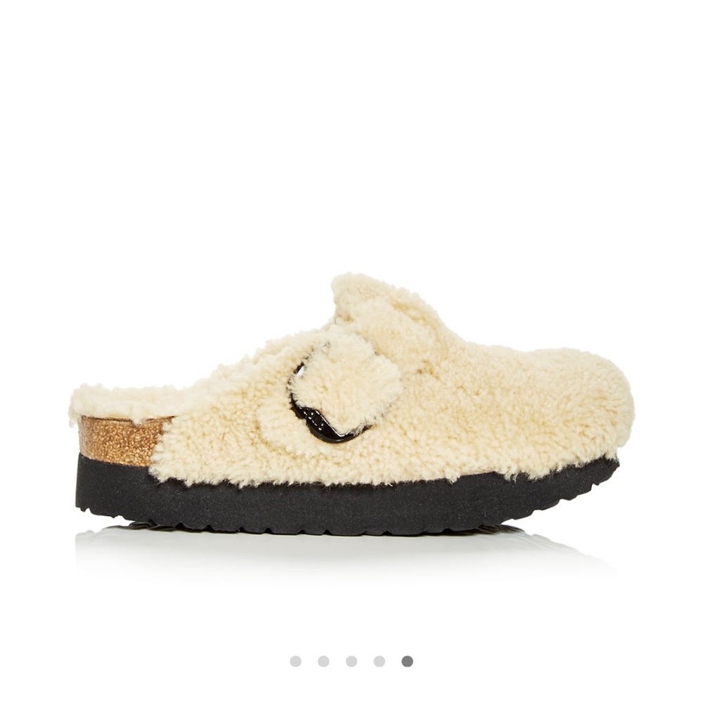 Birkenstock Papillio Boston Big Buckle Teddy Clog